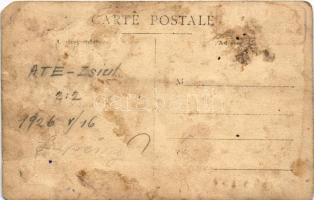 1926 Lupény, Lupeni; AC Jiul - ATE 2:2 (2:2), Arad kerületi bajnokság, labdarúgó mérkőzés, focisták,...