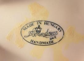 Amadeus magyar bonbonier, jelzett, hibátlan, 13x9x8 cm