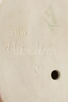 Herendi Tertia nő tükörrel. Jelzett, hibátlan, m: 20 cm