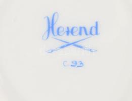 Herendi bonbonier, rózsa fogóval, jelzett, 2. oszt., hibátlan, m: 8 cm