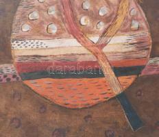 Bene Géza (1900-1960): Kompozíció rügyező ággal, 1945. Vegyes technika, papír, jelezve balra fent: B...