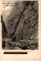 Tordai-hasadék, Cheile Turzii, Torda, Turda; Tündér-fürdő a tordai hasadékban. Dunky Fivérek cs. és kir. udvari fényképészek műterméből / Vedere din cheia Turzii, Baia Zanelor / gorge, mountain pass (szakadás / tear)