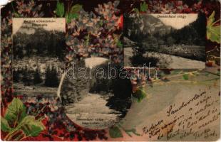 1903 Deménfalu, Demanová (Liptószentmiklós, Liptovsky Mikulás); Deménfalvi völgy, Hegyipatak, bejára...