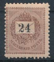 1889 24kr 11 1/2 fogazással, enyhén elfogazva, luxus minőségben (22.000)