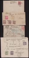43 db magyar levél elő- és hátlap, köztük több sokbélyeges