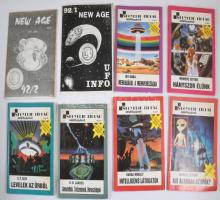8 db UFO kiadvány: 1992 Negyedik típusú találkozások 6 db száma + 1992 New Age 2 db száma, vegyes állapotban