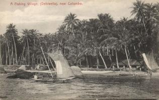 Dehiwella fishing village near Colombo