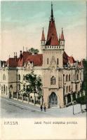 Kassa, Kosice; Jakab Árpád műépítész palotája. Keszler Lajosné kiadása / architect's villa