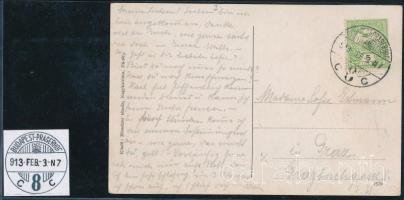 1913 "BUDAPEST-PRAGERHOF / C 8 C"