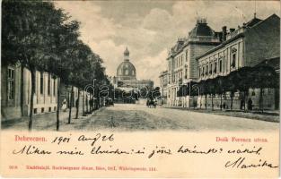 1901 Debrecen, Deák Ferencz utca, egykori nagy zsinagóga, izraelita imaház. Debrecen egykori legnagy...