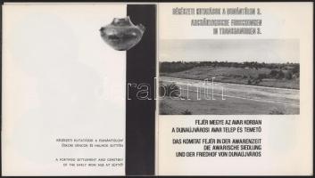 2 db kiállítási katalógus: Őskori sáncok és halmok Süttőn. + Fejér megye az avar korban. A dunaújvár...