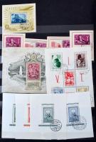 Terjedelmes és tartalmas magyar gyűjtemény hagyatékból, több évtizedes gyűjtésből 7 nagy hullámkarto...