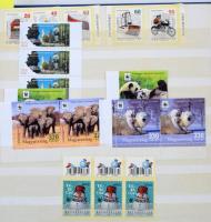 Terjedelmes és tartalmas magyar gyűjtemény hagyatékból, több évtizedes gyűjtésből 7 nagy hullámkarto...