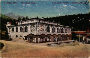 Ótátrafüred, Ó-Tátrafüred, Tátrafüred, Alt-Schmecks, Stary Smokovec (Magas-Tátra, Vysoké Tatry); kávéház / Kaffeehaus / café (EB)