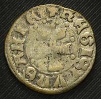 1373-1382. "szerecsenfejes" Denár Ag "I. Nagy Lajos" (0,59g) T:VF, patina
Hunga...
