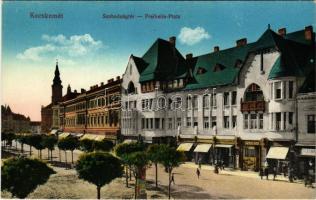 Kecskemét, Szabadság tér, drogéria, Szél Nándor üzlete. Fekete Soma kiadása