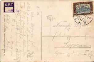 1920 Nyíregyháza, Posta és távirda palota. Vasúti Levelezőlapárusítás 774. (fl)