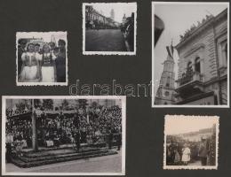 1940 Erdélyi bevonulás fotói, benne számos kolozsvári fotóval, két fotón Jány Gusztáv honvéd táborno...