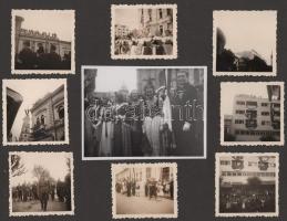 1940 Erdélyi bevonulás fotói, benne számos kolozsvári fotóval, két fotón Jány Gusztáv honvéd táborno...