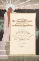 1915 "Ezüst Katonai Érdemérem a katonai érdemkereszt szalagján" kitűnetést adományozó okir...