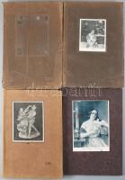 1929-1940 Árverési közlöny, a M. Kir. Postatakarékpénztár Árverési Csarnokának aukciós katalógusai, 4 db. Benne fekete-fehér képekkel, kikiáltási árakkal. Kiadói papírkötés, változó állapotban, részben sérült borítókkal, az egyik hiányos címlappal.