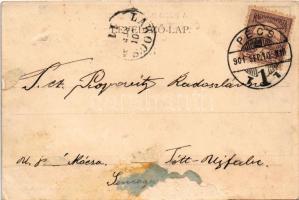 1901 A Pécsi D. Miholjáczi (Alsómiholjáci) cs. kir. hadgyakorlat emlékéül. Ferenc József, József Kár...