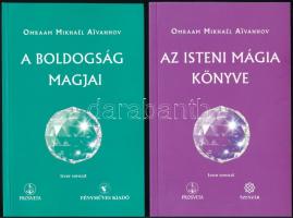 Omraam Mikhael Aivanhov: Az isteni mágia könyve + A boldogság magjai. Izvor sorozat. Bp., 2013, 2021. Kiadói papírkötés, jó állapotban.