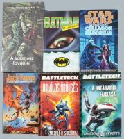 6 db - Batman. 10 új történet. + Sárkányurak + Star Wars + A kozmosz lovagjai + A határvidék farkasai + Halálos örökség. Kiadói kartonált és papírkötés, jó állapotban.