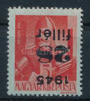 1945 Kisegítő 28f/5f fordított felülnyomással