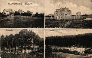 1928 Radosovice (Rícany), Koupadlo, Tenis / villa, spa, tennis court (small tear)