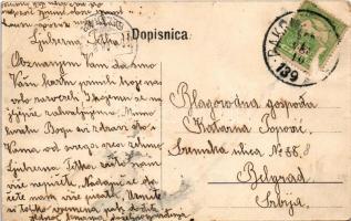 1908 Suhopolje, Szentendre, Terezovac; Római katolikus templom / Catholic church + "PAKRACZ - B...