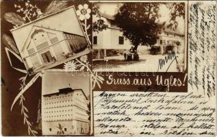 1905 Ölyves, Ugles, Ugljes (Dárda); villa / villa, manor. Art Nouveau, floral. Casparides Fotograf (Essegg) photo (fl)