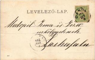 1905 Ölyves, Ugles, Ugljes (Dárda); villa / villa, manor. Art Nouveau, floral. Casparides Fotograf (...