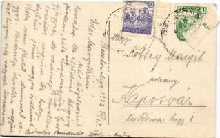 1922 Balatonaliga (Balatonvilágos), Rédei vendéglő kerthelyisége. photo