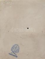 Herendi táncoló juhász. Kézzel festett, jelzett, hibátlan, m: 30 cm