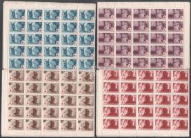 1944 Vöröskereszt III. hajtott teljes ívsor