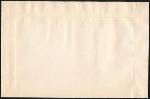 1962 A malária elleni küzdelem éve II. vágott kisív FDC-n