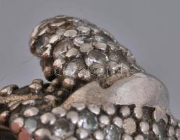 Ezüst (Ag) Mickey egér fej charm, jelzett, bruttó: 2,84 g