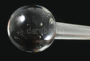 Üveg sétabot díszbot, Westend márkával, h: 87 cm /// KIZÁRÓLAG SZEMÉLYES ÁTVÉTEL, NEM POSTÁZZUK! / O...