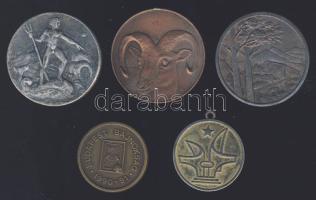 1975-1991 5db klf medál és érem T:2,3