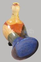 Lőrincz Győző (1940-): Tyúkfigura. Jelzett, felületi sérüléssel, m: 24 cm