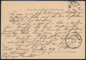 1870 Pusztafödémes "2. SZ.M.K. MOZGÓ POSTAHIVATAL"