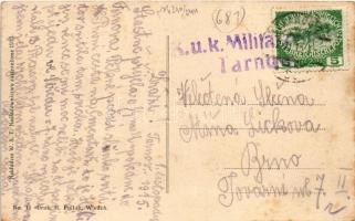 1915 Tarnów, Kamienica Dr. Adera 26. II. 1915. / Zerstörtes Haus in der Postgasse 1915 / WWI K.u.K. ...