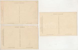 San Francisco (California), Panama-Pacific International Exposition 1915. - 3 db RÉGI képeslap a kiá...