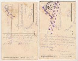 5 db RÉGI olasz művészlap: G. Nanni lapok / 5 pre-1945 Italian art postcards, signed by G. Nanni