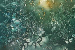 Máriási Masznyik Iván (1928-1997): A tenger mélységeiben. Olaj, farost, jelezve balra lent, hátoldal...