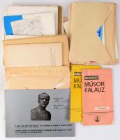 ca 1970 Koncertműsorok, hangverseny műsorok Kb 80 db