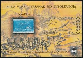 1986 Budavár 20 db emlékív (8.000)