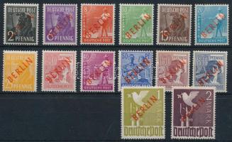 1949 Mi 21-34 (Mi EUR 1.400,-)
Signed: Schlegel BPP