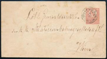 1871 "MOZGÓPOSTA / PEST-TEMESVÁR"